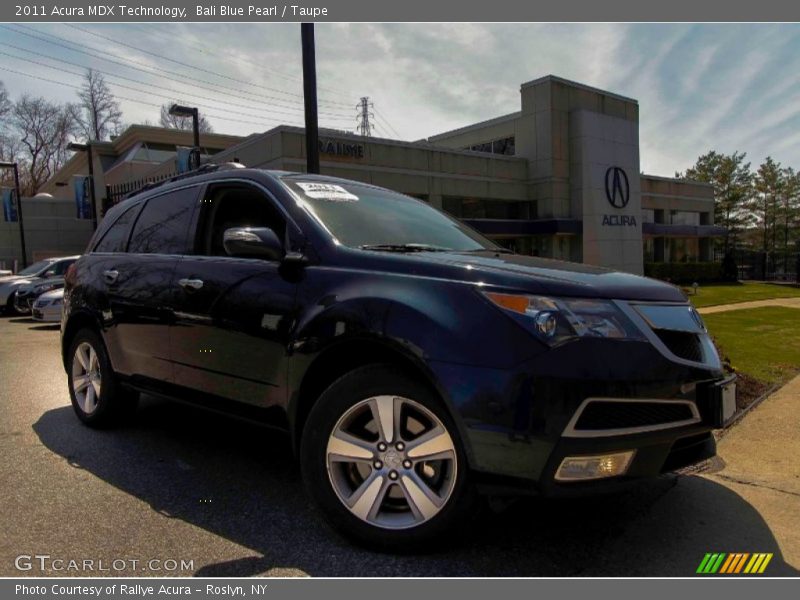 Bali Blue Pearl / Taupe 2011 Acura MDX Technology