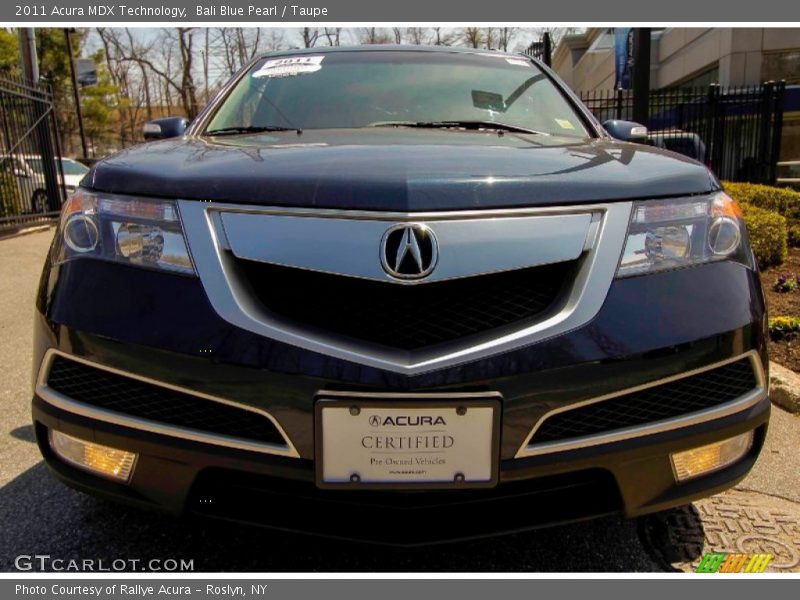 Bali Blue Pearl / Taupe 2011 Acura MDX Technology