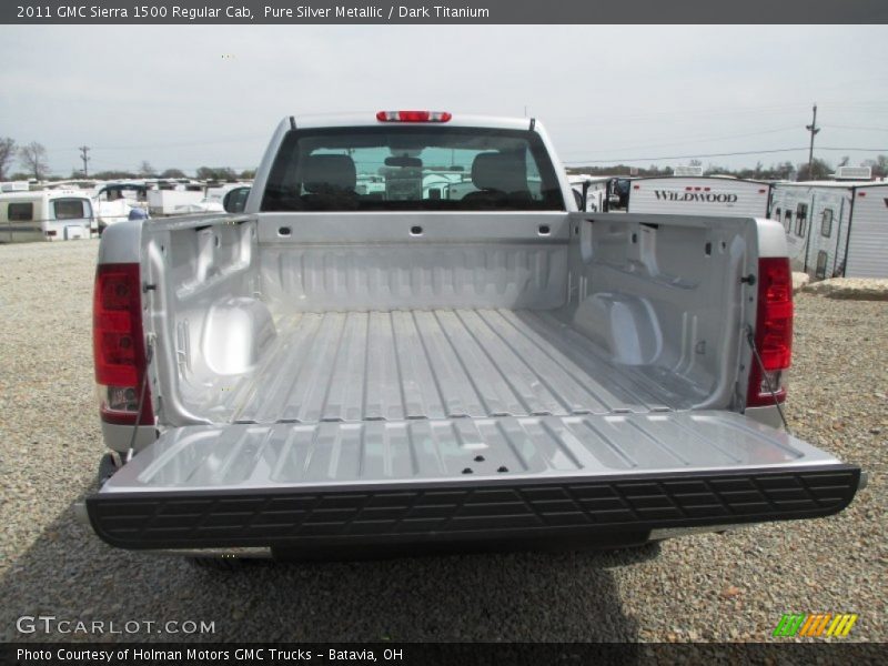 Pure Silver Metallic / Dark Titanium 2011 GMC Sierra 1500 Regular Cab