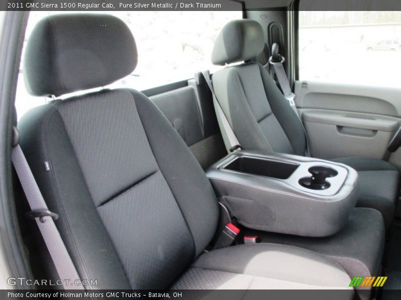 Pure Silver Metallic / Dark Titanium 2011 GMC Sierra 1500 Regular Cab