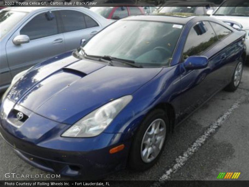 Carbon Blue / Black/Silver 2002 Toyota Celica GT