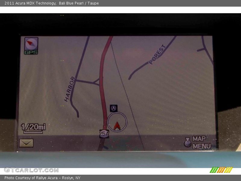 Bali Blue Pearl / Taupe 2011 Acura MDX Technology