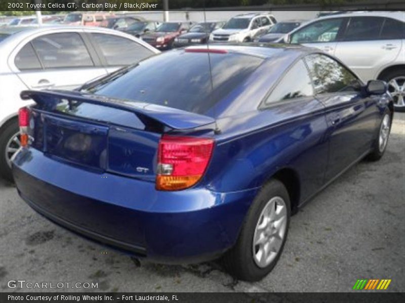 Carbon Blue / Black/Silver 2002 Toyota Celica GT