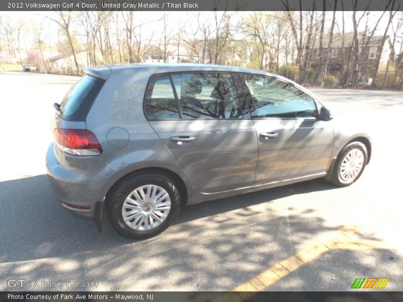 United Gray Metallic / Titan Black 2012 Volkswagen Golf 4 Door