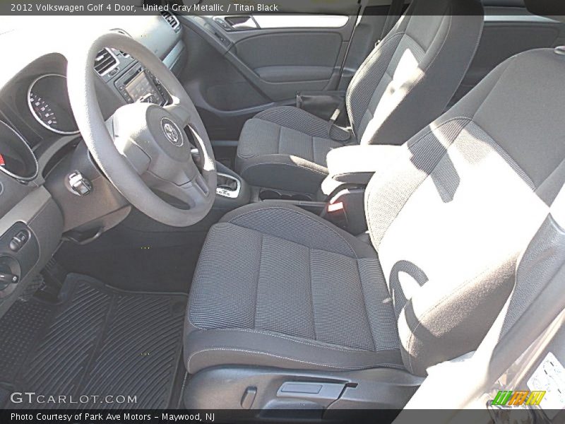 United Gray Metallic / Titan Black 2012 Volkswagen Golf 4 Door