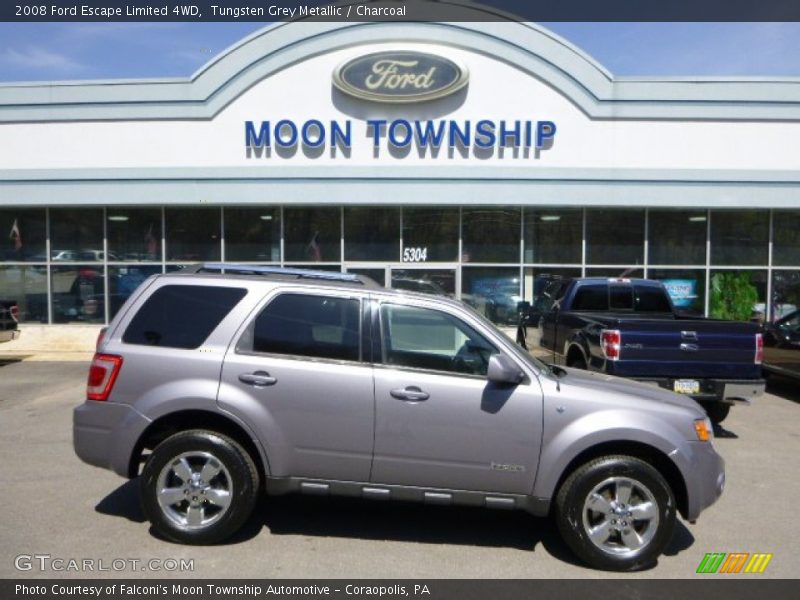 Tungsten Grey Metallic / Charcoal 2008 Ford Escape Limited 4WD