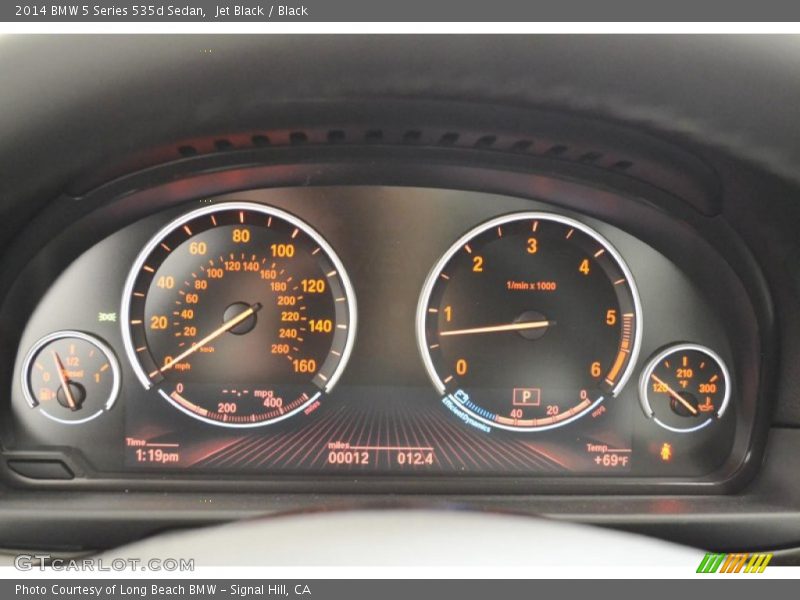 Jet Black / Black 2014 BMW 5 Series 535d Sedan