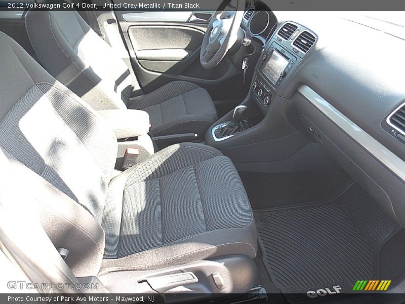 United Gray Metallic / Titan Black 2012 Volkswagen Golf 4 Door