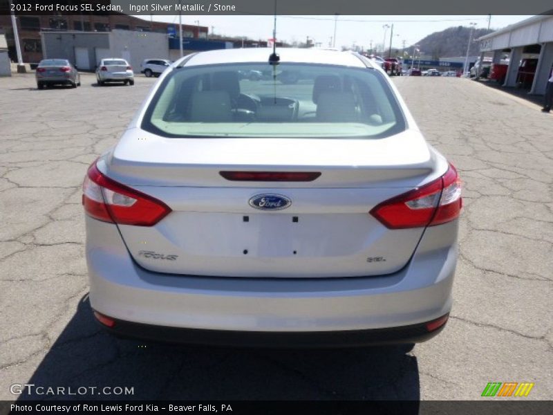 Ingot Silver Metallic / Stone 2012 Ford Focus SEL Sedan