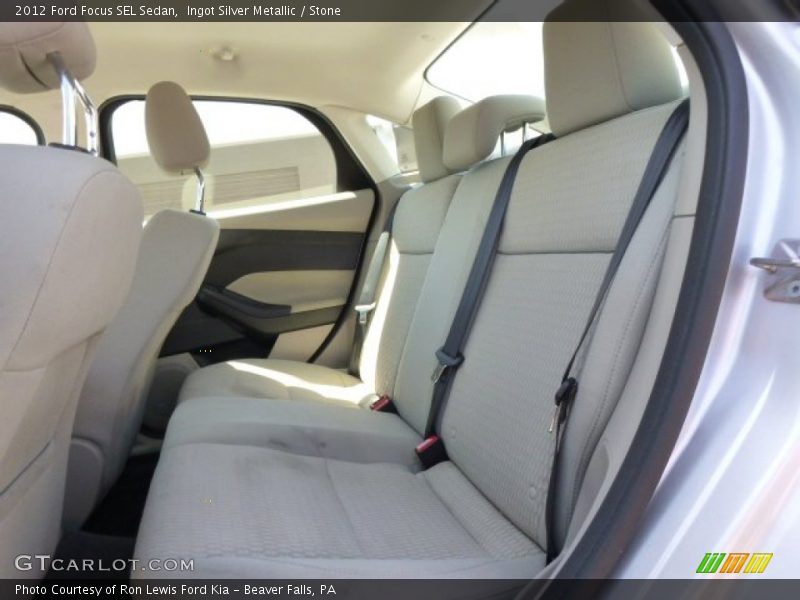 Ingot Silver Metallic / Stone 2012 Ford Focus SEL Sedan