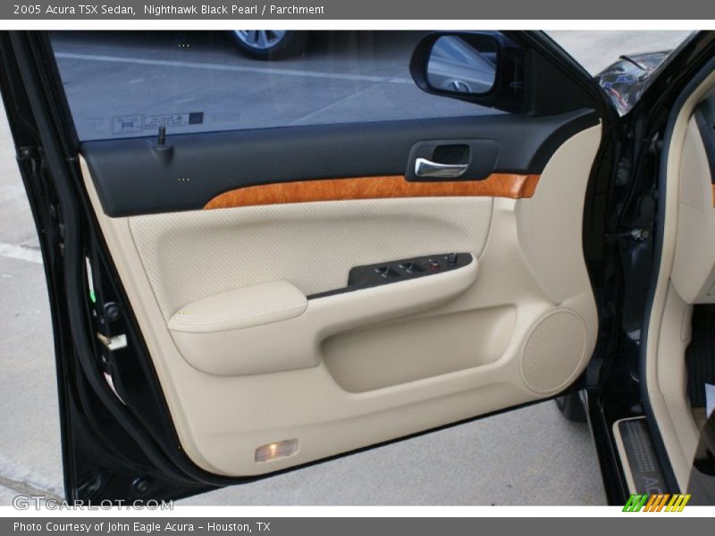 Nighthawk Black Pearl / Parchment 2005 Acura TSX Sedan