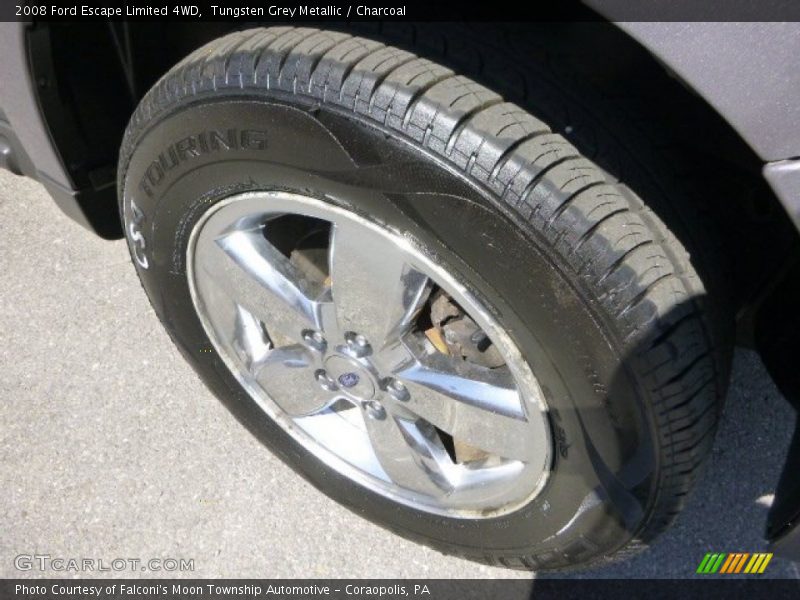 Tungsten Grey Metallic / Charcoal 2008 Ford Escape Limited 4WD