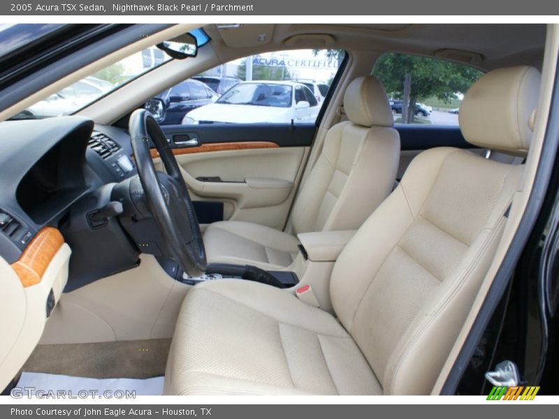 Nighthawk Black Pearl / Parchment 2005 Acura TSX Sedan
