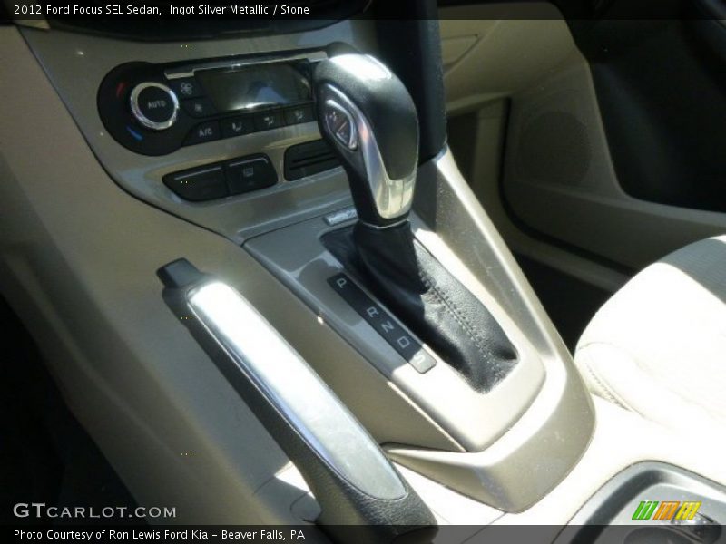 Ingot Silver Metallic / Stone 2012 Ford Focus SEL Sedan