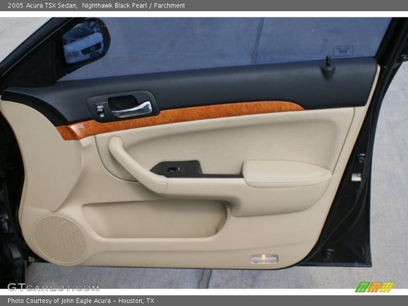 Nighthawk Black Pearl / Parchment 2005 Acura TSX Sedan