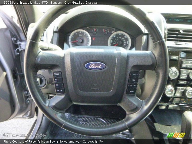 Tungsten Grey Metallic / Charcoal 2008 Ford Escape Limited 4WD