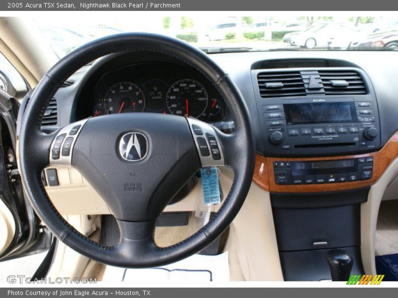 Nighthawk Black Pearl / Parchment 2005 Acura TSX Sedan