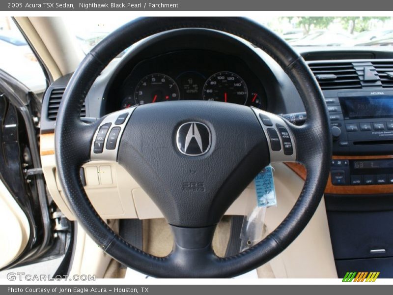 Nighthawk Black Pearl / Parchment 2005 Acura TSX Sedan