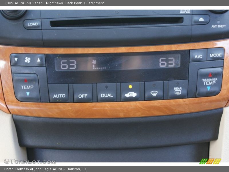 Nighthawk Black Pearl / Parchment 2005 Acura TSX Sedan