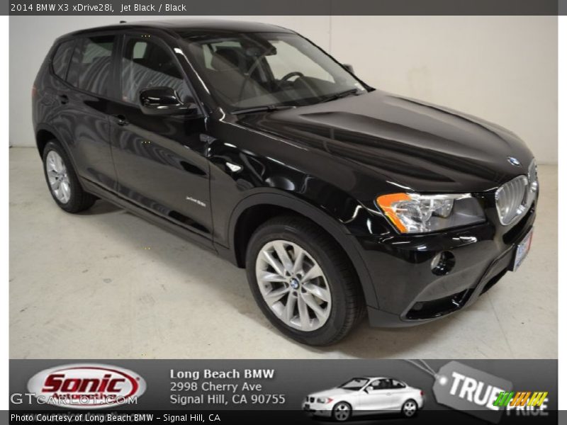 Jet Black / Black 2014 BMW X3 xDrive28i