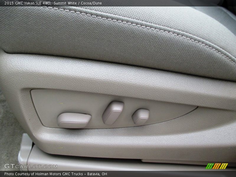 Summit White / Cocoa/Dune 2015 GMC Yukon SLE 4WD