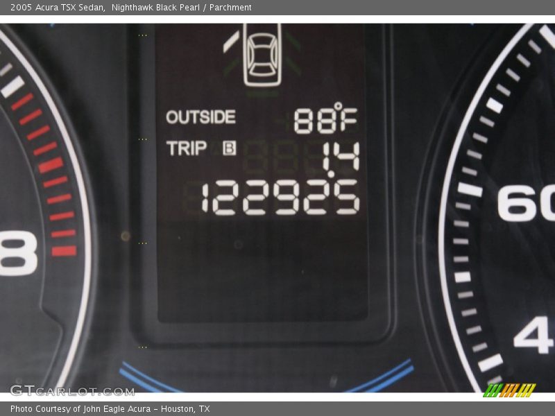 Nighthawk Black Pearl / Parchment 2005 Acura TSX Sedan