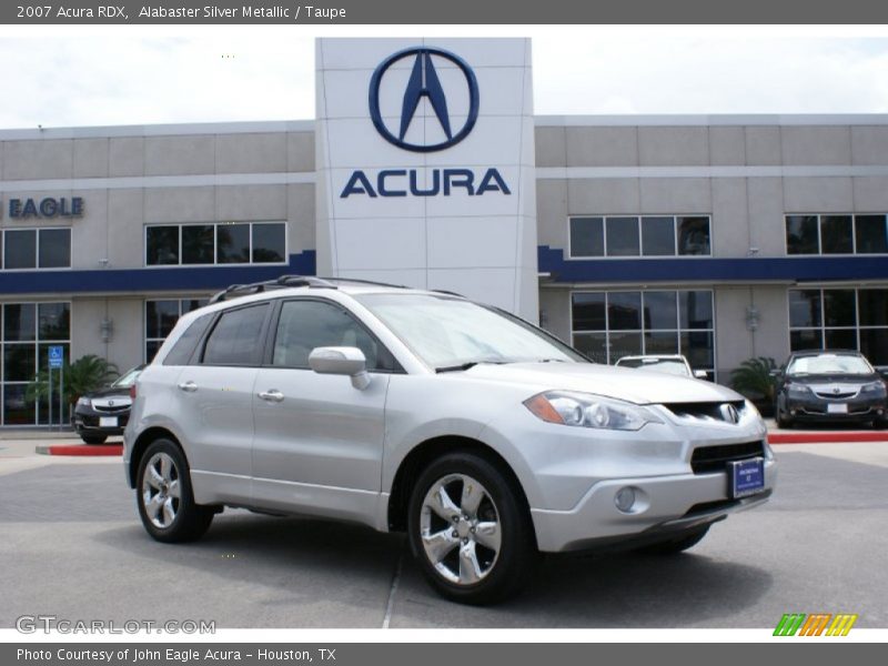 Alabaster Silver Metallic / Taupe 2007 Acura RDX