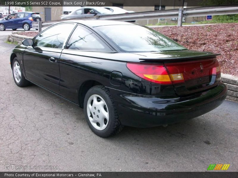 Black Gold / Black/Gray 1998 Saturn S Series SC2 Coupe