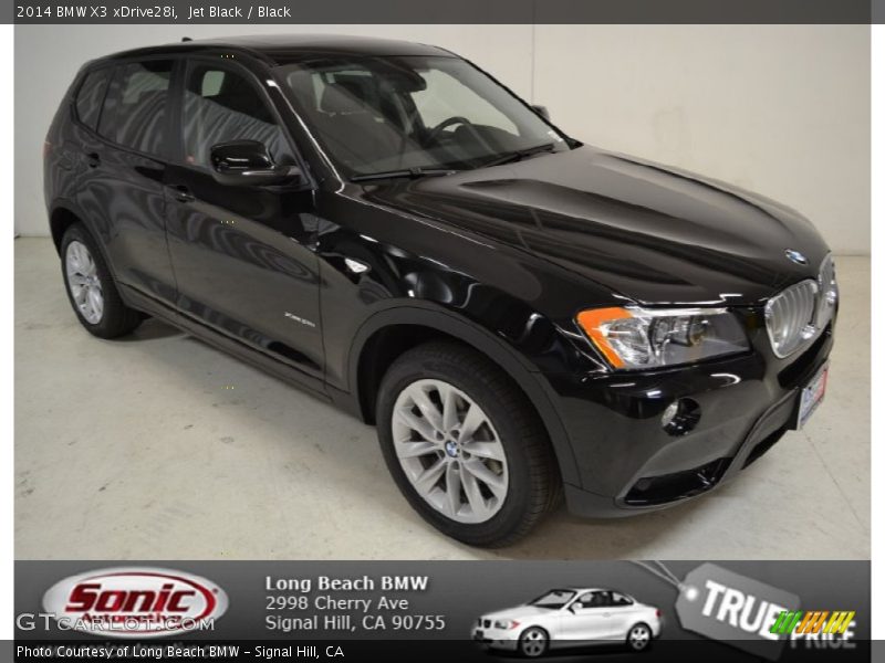 Jet Black / Black 2014 BMW X3 xDrive28i