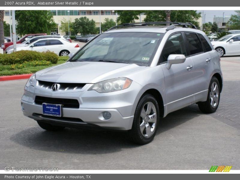 Alabaster Silver Metallic / Taupe 2007 Acura RDX