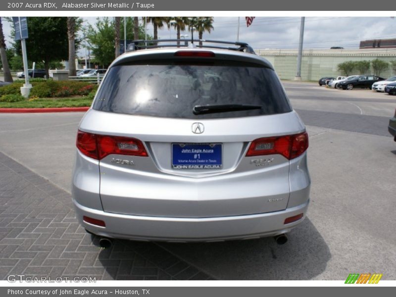 Alabaster Silver Metallic / Taupe 2007 Acura RDX