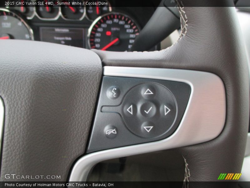 Controls of 2015 Yukon SLE 4WD