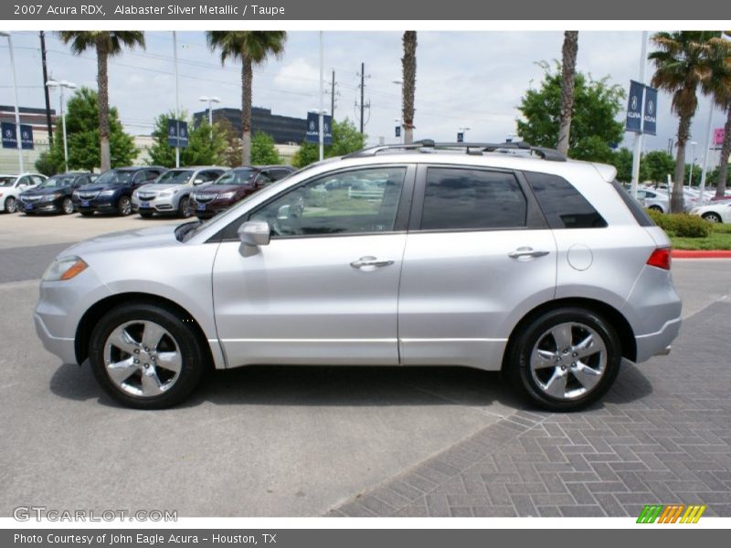 Alabaster Silver Metallic / Taupe 2007 Acura RDX