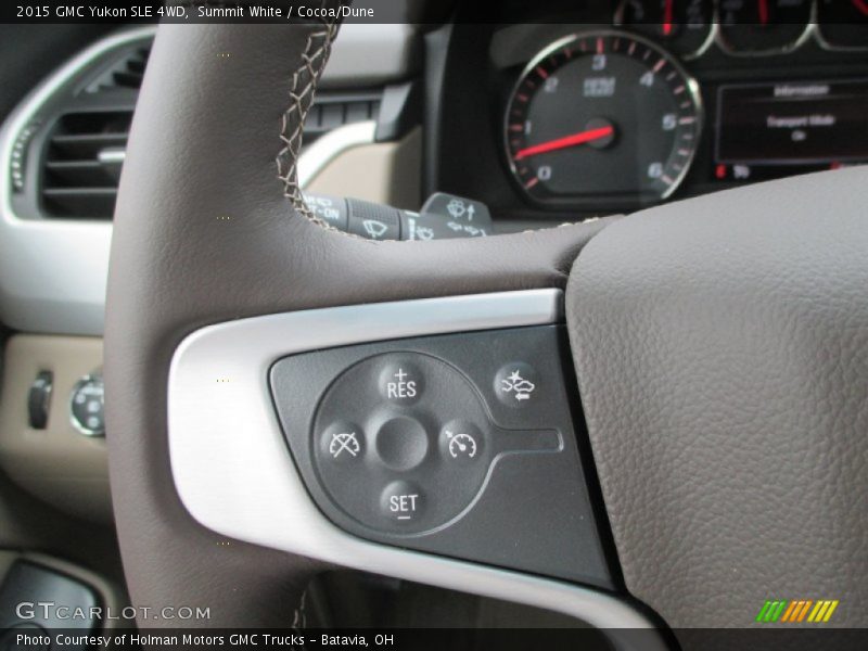 Controls of 2015 Yukon SLE 4WD