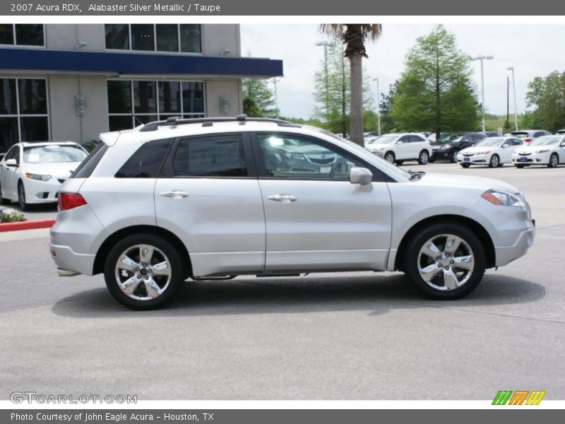 Alabaster Silver Metallic / Taupe 2007 Acura RDX