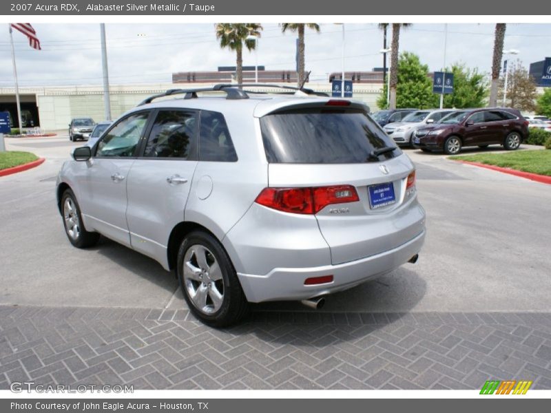 Alabaster Silver Metallic / Taupe 2007 Acura RDX