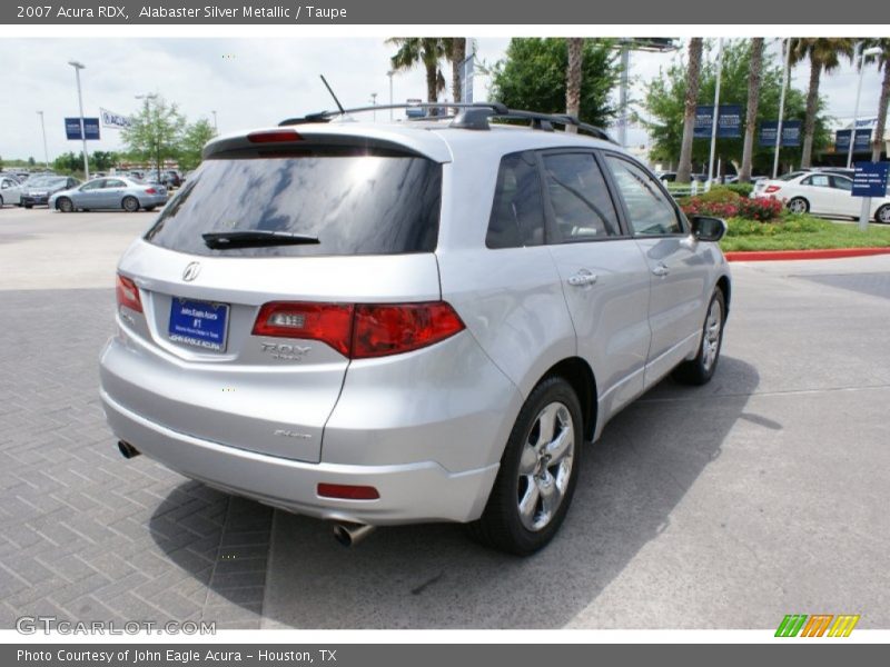 Alabaster Silver Metallic / Taupe 2007 Acura RDX