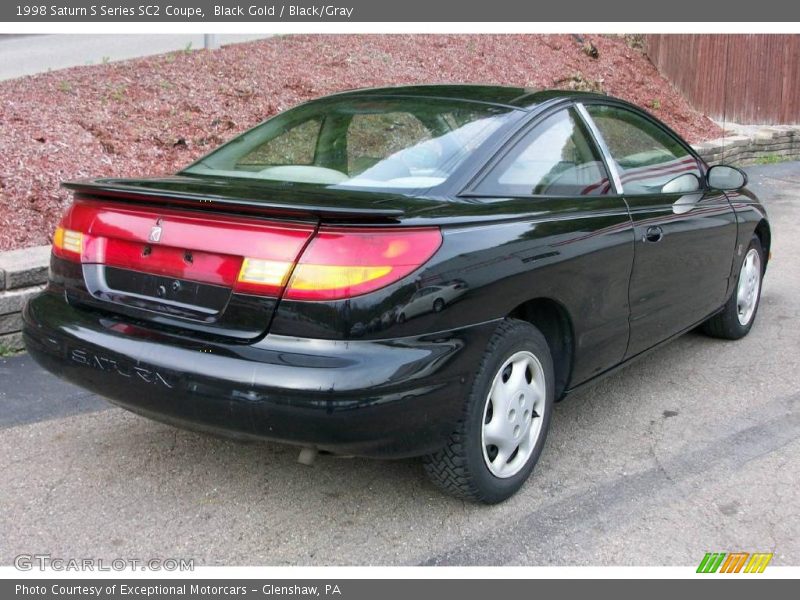 Black Gold / Black/Gray 1998 Saturn S Series SC2 Coupe