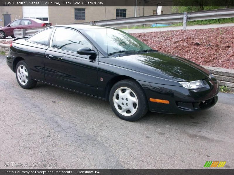 Black Gold / Black/Gray 1998 Saturn S Series SC2 Coupe