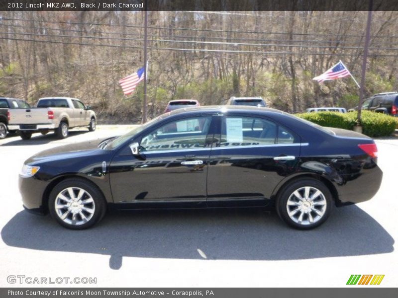 Black / Dark Charcoal 2012 Lincoln MKZ AWD