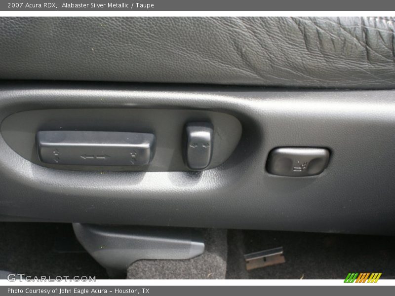 Alabaster Silver Metallic / Taupe 2007 Acura RDX
