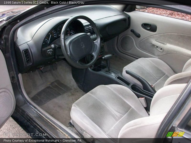 Black Gold / Black/Gray 1998 Saturn S Series SC2 Coupe