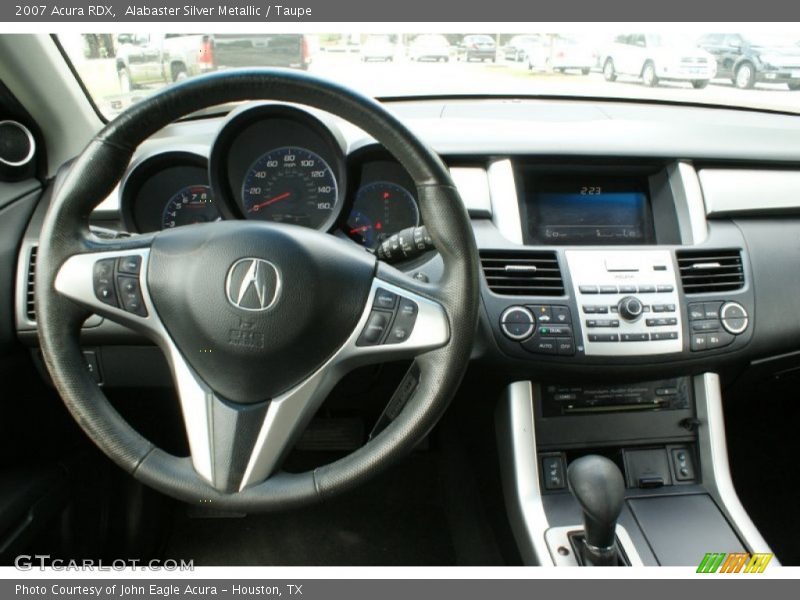Alabaster Silver Metallic / Taupe 2007 Acura RDX