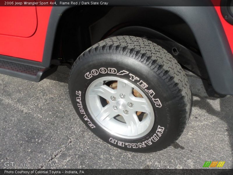 Flame Red / Dark Slate Gray 2006 Jeep Wrangler Sport 4x4