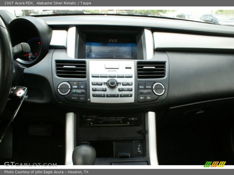Alabaster Silver Metallic / Taupe 2007 Acura RDX