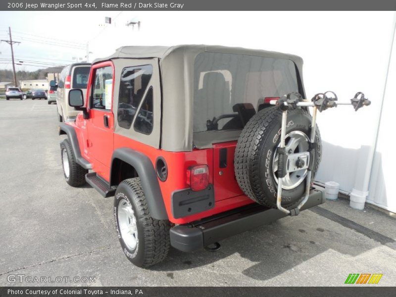 Flame Red / Dark Slate Gray 2006 Jeep Wrangler Sport 4x4