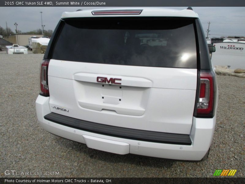 Summit White / Cocoa/Dune 2015 GMC Yukon SLE 4WD
