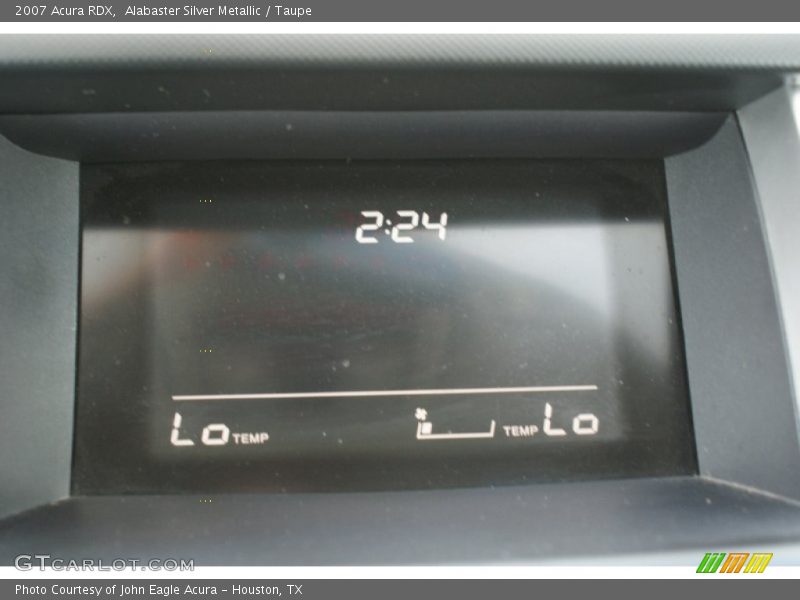 Alabaster Silver Metallic / Taupe 2007 Acura RDX