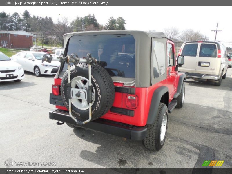Flame Red / Dark Slate Gray 2006 Jeep Wrangler Sport 4x4