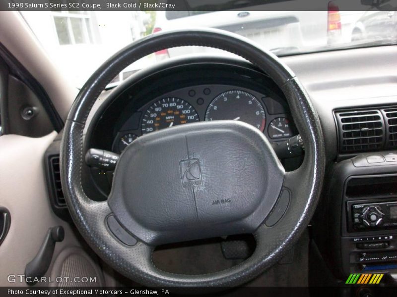 Black Gold / Black/Gray 1998 Saturn S Series SC2 Coupe
